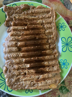 Una foto de Receta de pancake modificada de Libro Fran Sabal