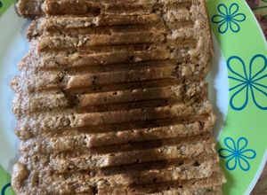 Una foto de Receta de pancake modificada de Libro Fran Sabal