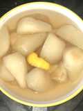 Compota de peras sin azúcar con cascarita de limón 🍋
