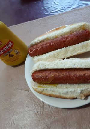 Una foto de Salchichas veganas