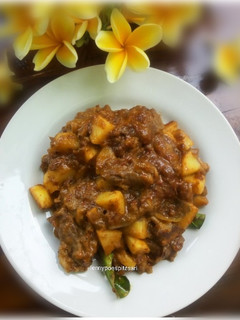 Foto resep Rendang selimut kentang