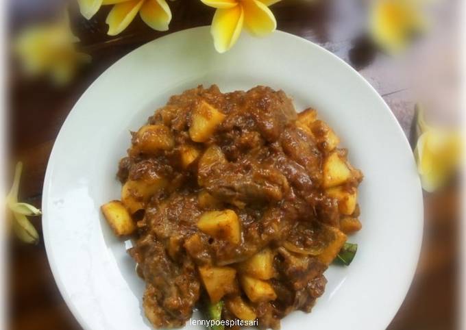 Rendang selimut kentang