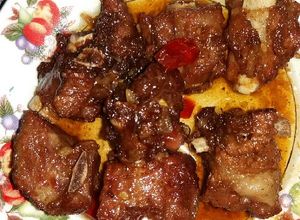 Hình của món Sườn om Coca.
