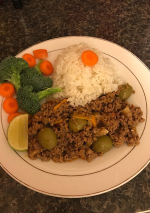 Una foto de Picadillo a la cubana