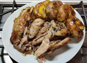 Foto di Ali di tacchino al forno con patate