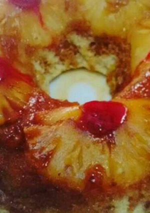 Una foto de Rosca volteada de piña
