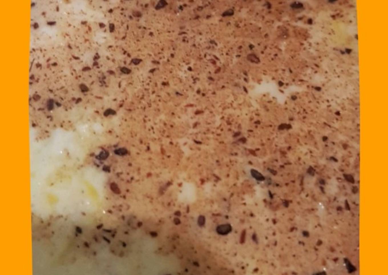 Pumpkin spice latte (no coffee, no cream)