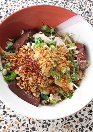 รูปของ ก๋วยเตี๋ยวแห้งต้มยำโบราณ