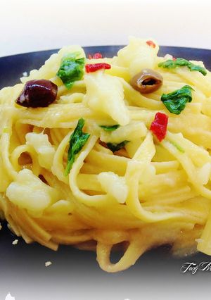 Foto di Linguine Rigate con cavolfiere e zafferano