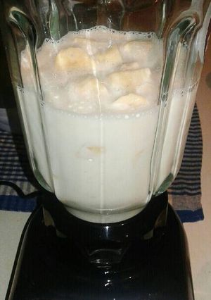 Una foto de Leche con plátano