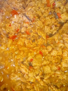 Una foto de Carne de soya guisada