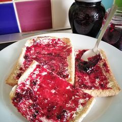 A picture of Vickys Frozen Berry Jam, GF DF EF SF NF.