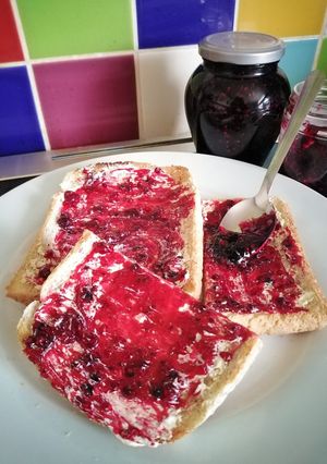 A picture of Vickys Frozen Berry Jam, GF DF EF SF NF.