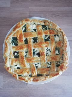 Una foto de Empanada de espinacas y requesón