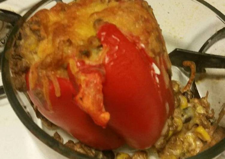 Steps to Make Super Quick Homemade Stuffed Bell Peppers
