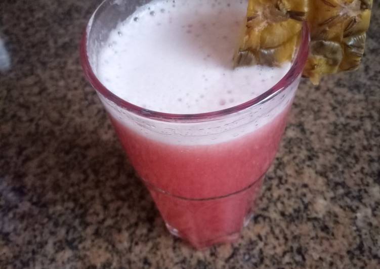 Recipe of Super Quick Homemade #Weekly jikonichallenge pineaple ginger spiced juice