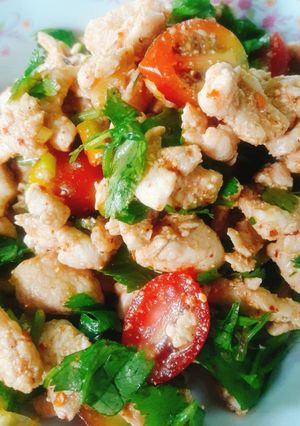 รูปของ ลาบอกไก่(ชิ้น)
