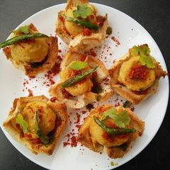 A picture of Twisted Vada Pav.