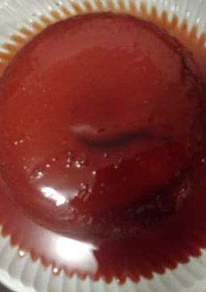 Una foto de Flan