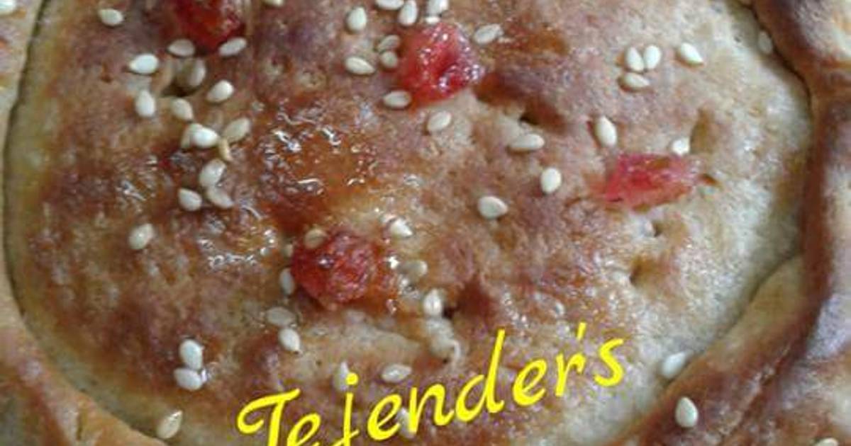 Dil pasand/dil khush /tuttifrutti stuffed oats & wheat bread Recipe by