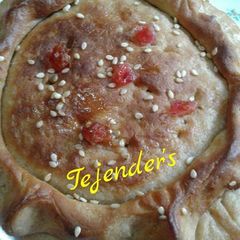 A picture of Dil pasand/dil khush /tutti-frutti stuffed oats & wheat bread.