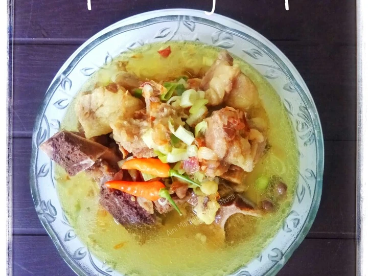 Langkah Mudah untuk Membikin Resep Sop Tulang sapi yang Enak Banget Anti Ribet, Bisa Manjain Lidah