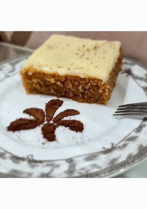 صورة لوصفة بسبوسة السينابون