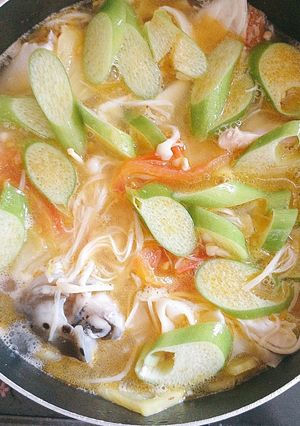 Hình của món Canh chua cá Hồi.
