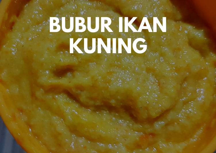 MPASI 6-8 Bulan Menu Lengkap - Bubur Ikan Kuning