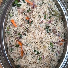 Quick and easy fried rice A picture of Quick and easy fried rice.