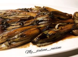 Foto di Indivia caramellata con aceto balsamico
