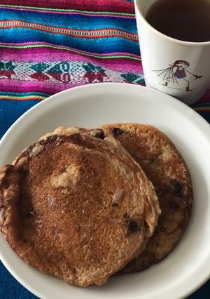 Una foto de Pancakes de Banana y Avena