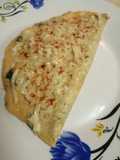 Omelette Doble Queso con Espinaca