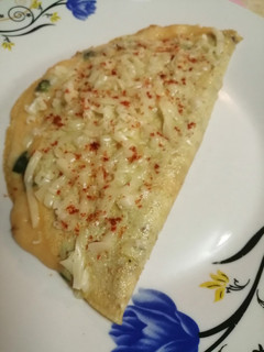 Una foto de Omelette Doble Queso con Espinaca