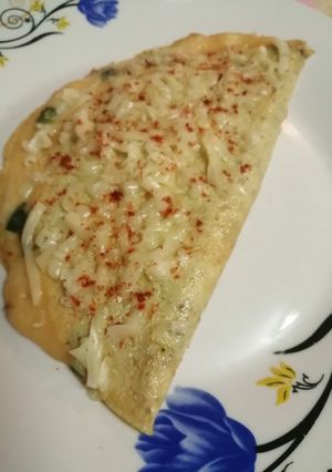 Una foto de Omelette Doble Queso con Espinaca