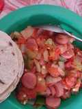 Mexican-Style Sausages with Tomato Purée🍅😋😋