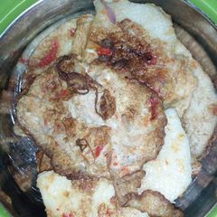 A picture of Fried doya and egg.