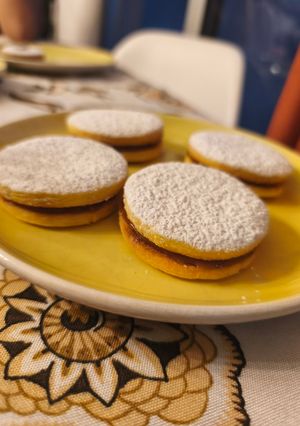Una foto de Alfajor de masa sablée