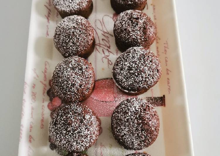 Le moyen le plus simple de Faire Savoureux Mini muffins au chocolat