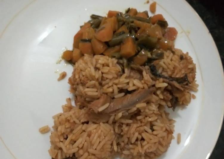 Recipe of Award-winning Grandmas jollof rice with dry fish