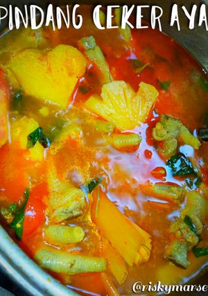 Foto resep Pindang ceker ayam bumbu simple