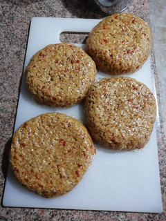 Una foto de Hamburguesa vegana