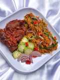 African salad (Abacha)