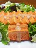 Pastel de piquillos y palitos de cangrejo