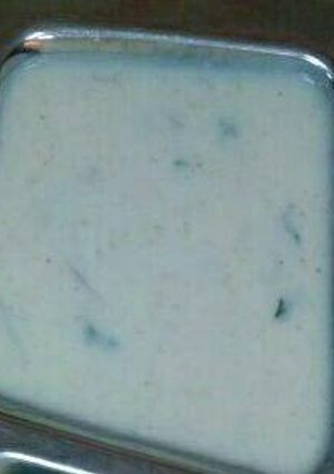 A picture of Simple raita.
