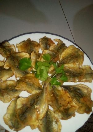 صورة لوصفة سردين (سمك) مقلي