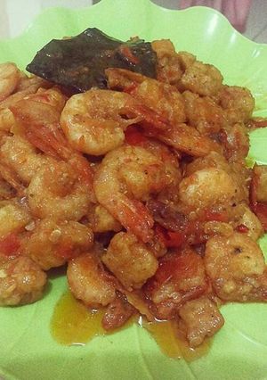 Foto resep Udang balado