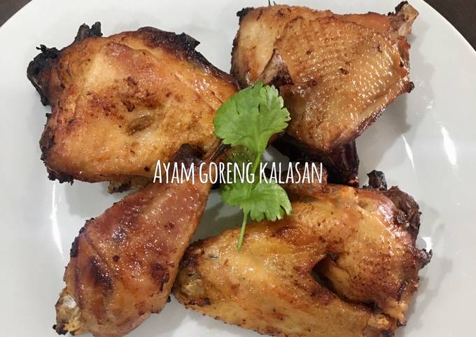 Standar Resep memasak Ayam goreng kalasan  lezat