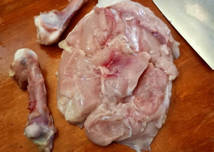 Cara Buang Tulang Ayam (Chicken Chop)