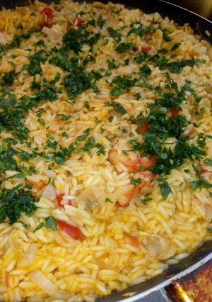 Una foto de Arroz con mariscos
